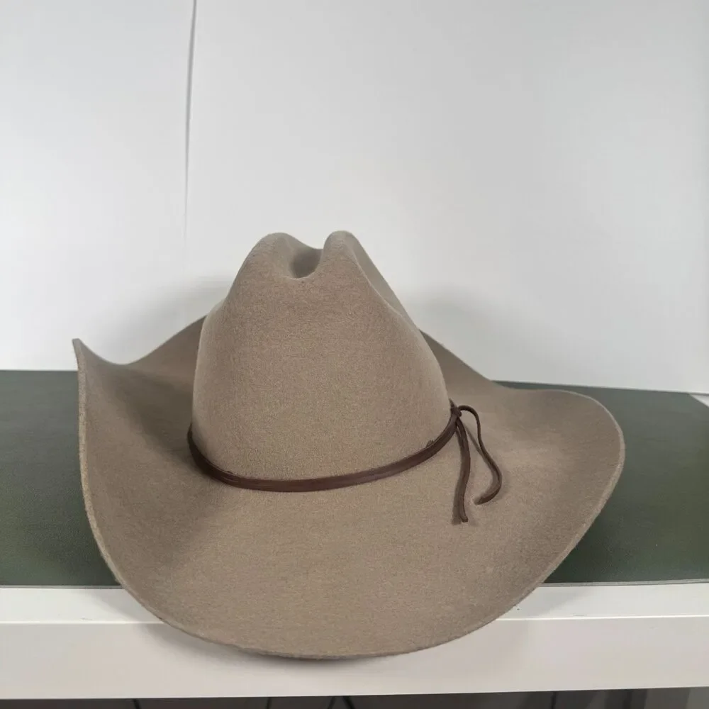 Cody James 3X Wool Blend Cowboy Hat Tan Men’s Size 6 7/8 55